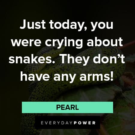 Steven Universe quotes crying about snakes