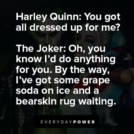 Suicide Squad quotes about Harley Quinn & The Joker