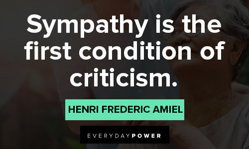 sympathy quotes on sympathy is the first condition of criticism