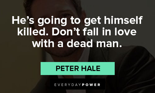 Teen Wolf quotes about don't fall in love with a dead man