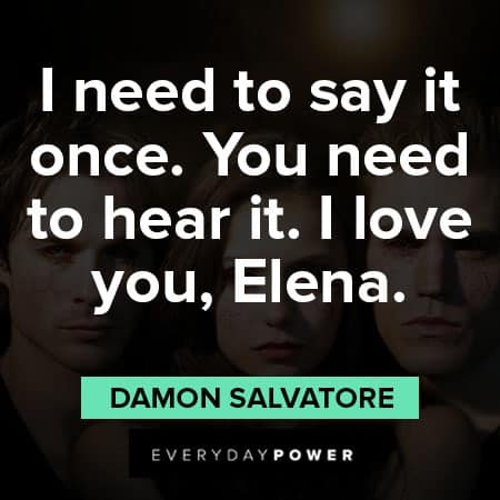 The Vampire Diaries quotes about love you, Elena