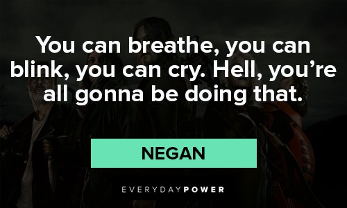 The Walking Dead quotes on you can breathe