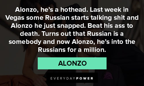 Training Day quotes about Aonzo, he's a hothead