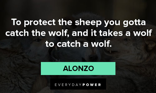 Training Day quotes to protect the sheep