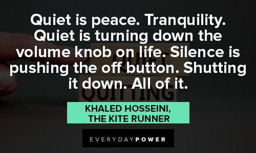 tranquility quotes about quiet is peace 