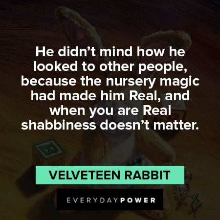 Velveteen Rabbit quotes about nursery magic