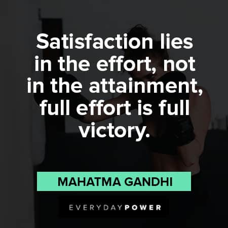 victory quotes about satisfaction