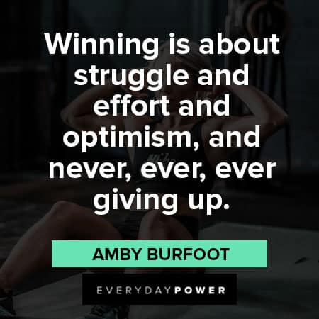 victory quotes on winning is about struggle and effort