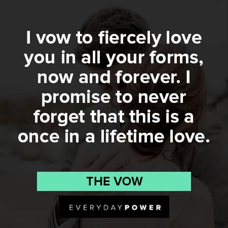 the vow sad quotes