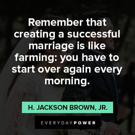 wedding quotes that creating a successful marriage