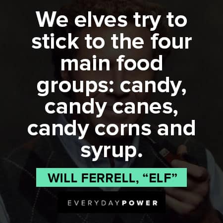 Will Ferrell quotes about candy corns and syrup