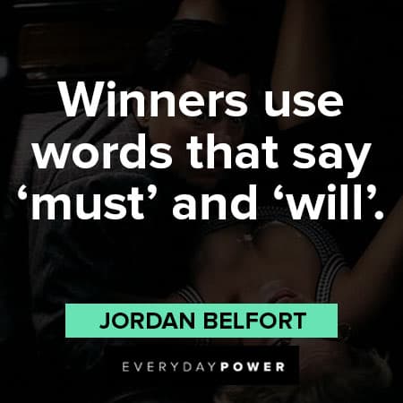 Wolf of Wall Street quotes about winner 
