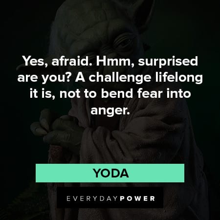 yoda quotes fear