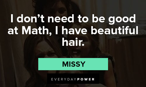 The Young Sheldon quotes about I don't need to be good at Math, I have beautiful hair