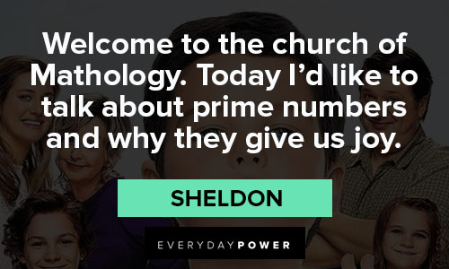 The Young Sheldon quotes to talk about prime numbers and why they give us joy