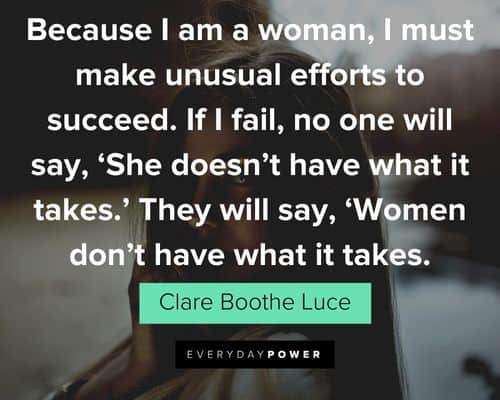 alpha female quotes about I must make unusual efforts to succeed