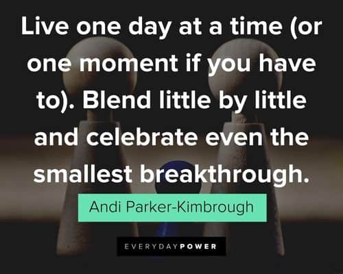 blended family quotes about blend little by little and celebrate even the smallest breakthrough