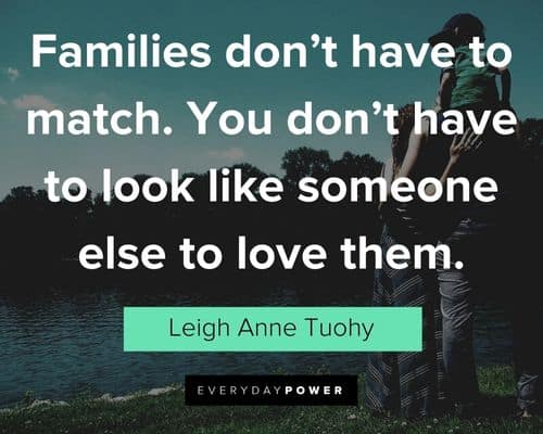 blended family quotes about families don't have to match