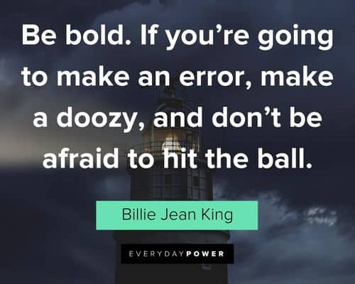 bold quotes about if you're going to make an error