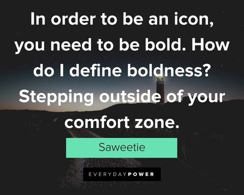 bold quotes about in order to be an icon, you need to be bold