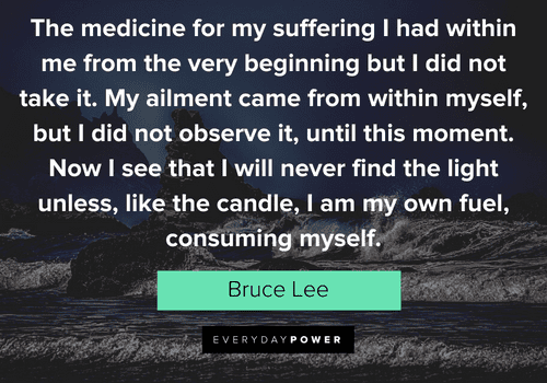 bruce lee quotes about life and pain