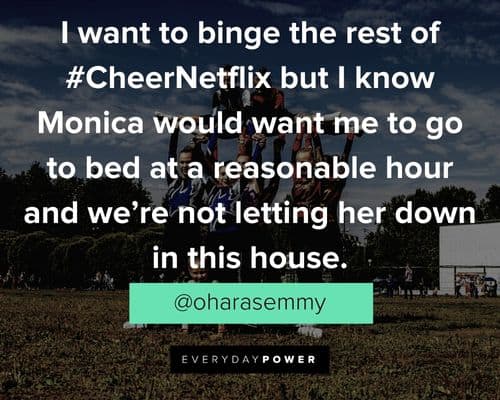 Cheer quotes from Twitter