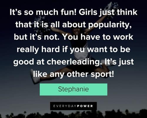 Cheer quotes about it’s just like any other sport