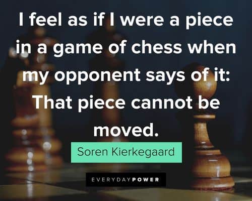 When you are lonely, when you feel yourself an alien in the world, play  chess. This will raise your spirits and be your counselor in war.…