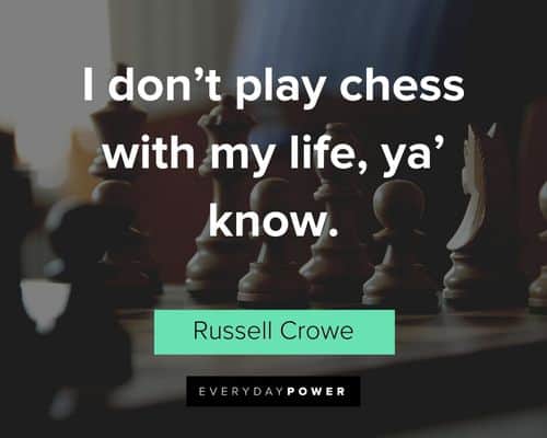 Life is like a game of chess. I don't know how to play chess. | Poster