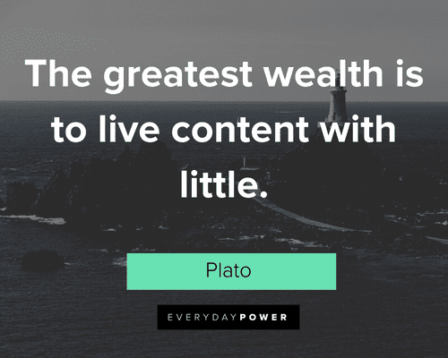 contentment quotes about the greatest wealth is to live content with little