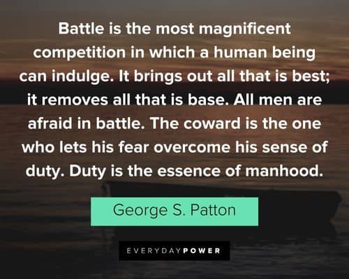 coward quotes about battle is the most magnificent competition