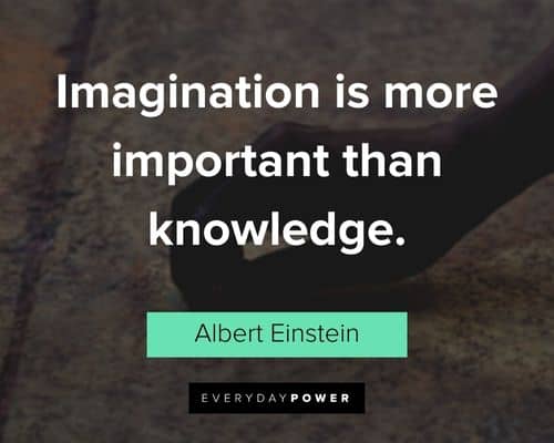 creativity quotes about imagination is more important than knowledge
