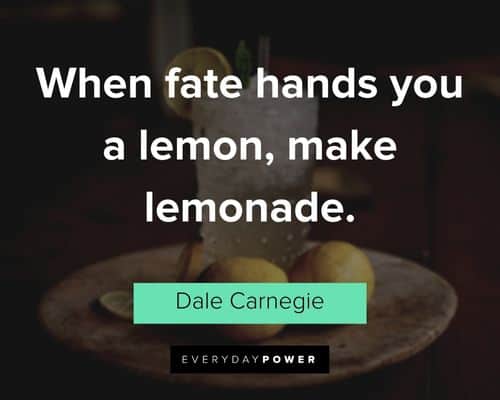 Dale Carnegie Quotes about fate