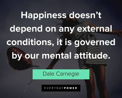 Dale Carnegie Quotes about attitude
