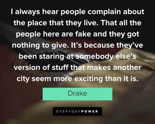 drake quotes about fake friends