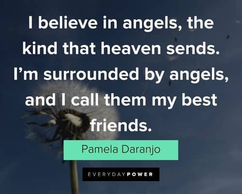Heaven quotes about belieing in angels