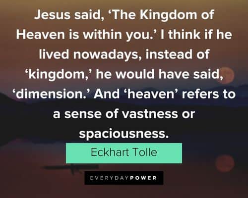 Heaven quotes about a sense of vastness or spaciousness