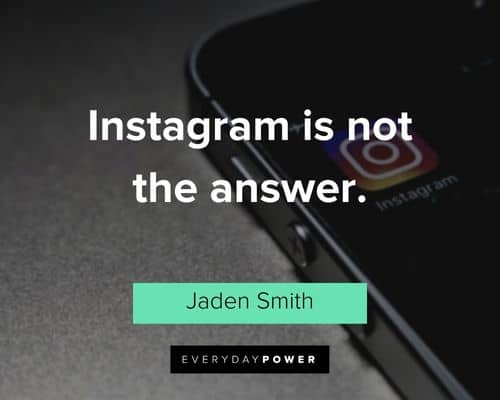 Jaden Smith: Instagram is power - 8days