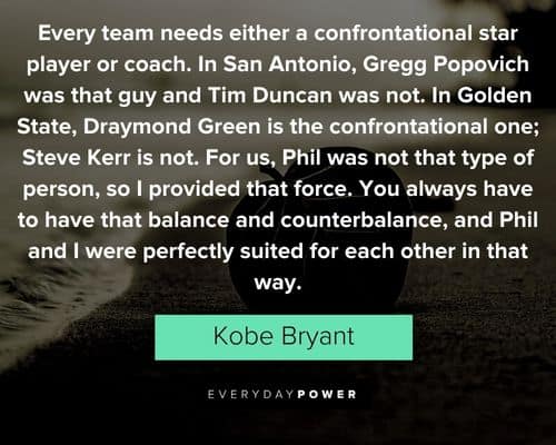 Mamba Mentality quotes about coaches and players