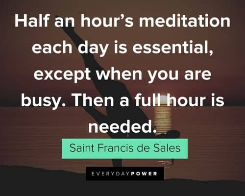 meditation quotes then a full hour is needed