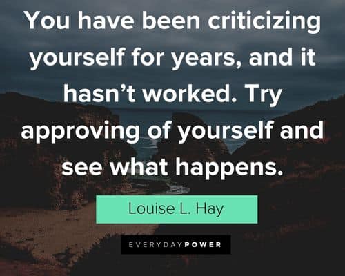 self worth quotes about try approving of yourself and see what happens