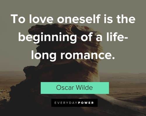 self worth quotes about to love oneself is the beginning of a life-long romance