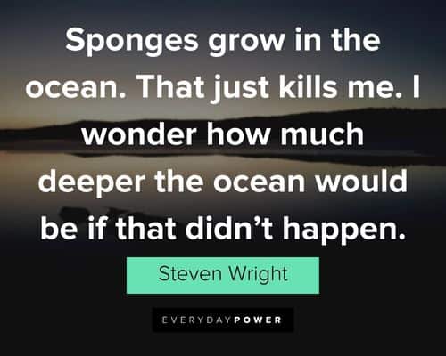 wonder quotes about sponges grow in the ocean