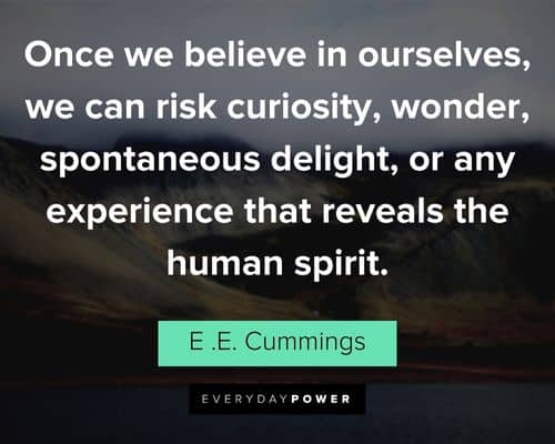 wonder quotes about any experience that reveals the human spirit