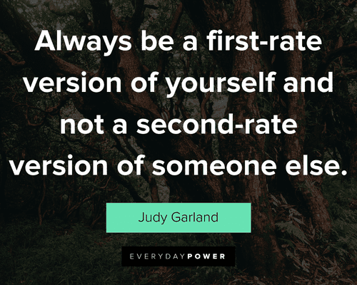 authenticity quotes about always be a first-rate version of yourself and not a second-rate version of someone else