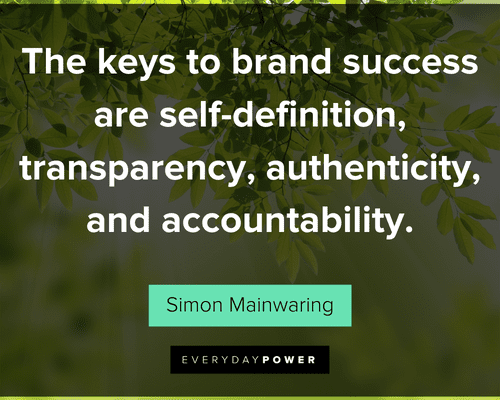 authenticity quotes about the keys to brand success are self-definition