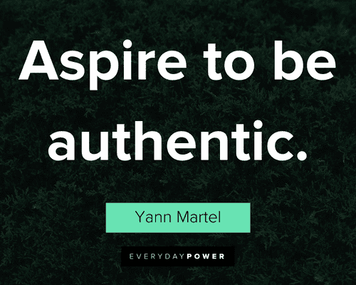 be authentic