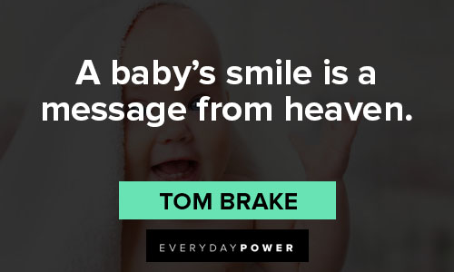 baby smile quotes about a baby’s smile is a message from heaven