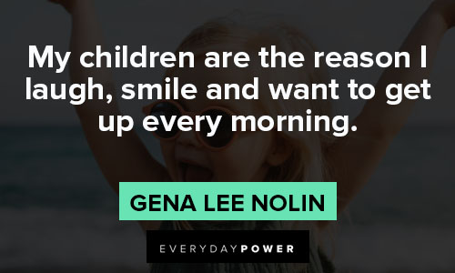 baby smile quotes to get up every morning