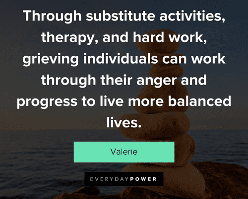 balance quotes about through substitute activities, therapy, and hard work